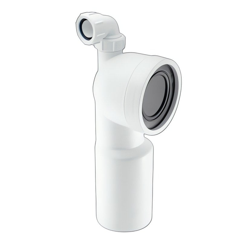 WC-Verbinder DN 100 mit 40 mm Zulauf