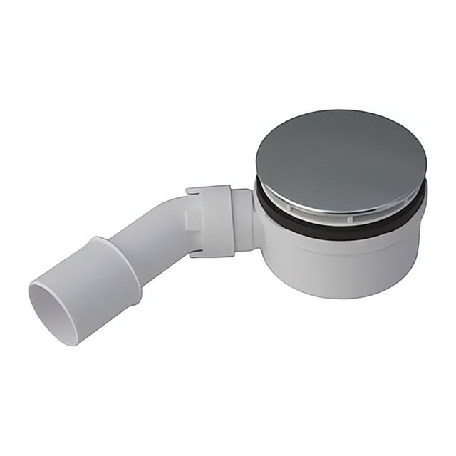 Duschablauf Ø90mm mit 60mm Bauhöhe und integriertem Siphon für Duschwannen