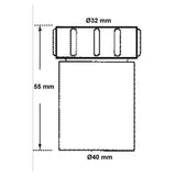Verbindung Fitting 32mm auf HT Ø40 – 2