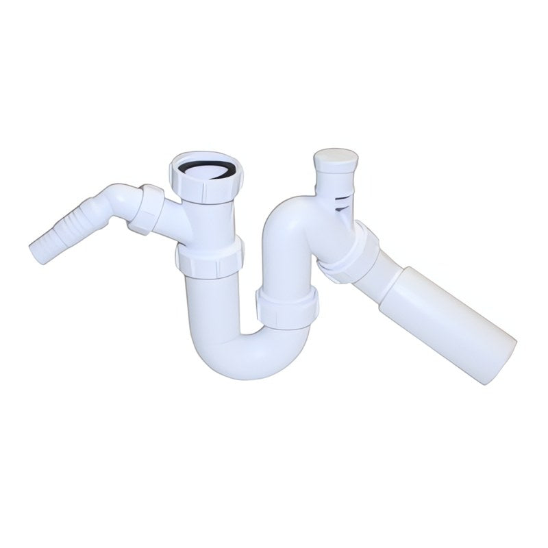 Siphon mit Belüfter für die Spüle