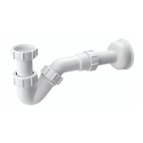 Bidet Siphon 5/4 Zoll x 32mm mit Abgangsverlängerung und Wandabdeckung – 1