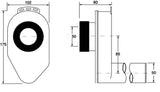 Urinal Siphon Ablauf Horizontal – 2