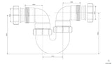 Leitungssiphon Ø32/40/50 mm – 4