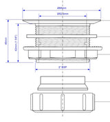 Regentonnen Verbinder Ø50 mm – 4
