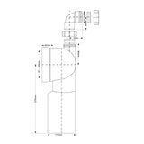 Duschablauf Ø90, Bauhöhe 82mm – 4