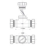 Rückstauklappe Ø32 mm – 5