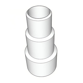 Übergangsstutzen Verlängerung von Ø50 / Ø40 / Ø32 mm