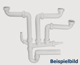 Adapter zum Anschluss von Korbventilen 6/4" mit 2 Waschgeräte-Anschlüsse – 3