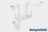 Adapter zum Anschluss von Korbventilen 6/4" mit 2 Waschgeräte-Anschlüsse – 4