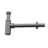 Siphon 1 1/4 Zoll in Satin Chrom für Waschbecken & Waschtisch – 1