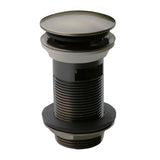 Ablaufgarnitur 1 1/4 Zoll in Antik Messing mit Überlauf – 1