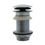 Ablaufgarnitur 1 1/4 Zoll in Satin Chrom ohne Überlauf – 2