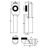 Urinal Siphon Ablauf Vertikal – 2