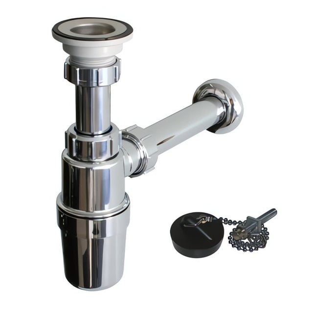 Flaschensiphon mit Sieb und Stopfen