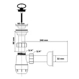Flaschensiphon mit Sieb und Stopfen – 2