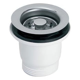 Spülen Einbau Korbventil Ø70/85 mm, Gewinde 6/4 Zoll – 1
