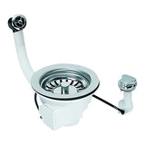 Spülenventil m. Bowdenzug und Überlauf Ø114mm – 1