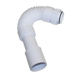 HT-Anschlussschlauch 6/4 Zoll, Abgang Ø40/50 mm, 29 cm bis 55 cm ausziehbar – 2