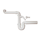 Raumspar Siphon mit Geräteanschluss 6/4'' Abgang Ø50mm – 1