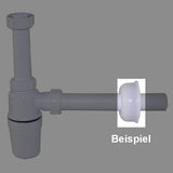 Rosette für Rohr Sifonabgänge Ø32/40 mm – 2