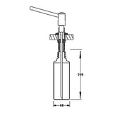 Design Einbau Seifenspender - Edelstahl rostfrei – 2