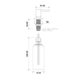 Design Einbau Seifenspender - Chrom poliert – 2