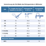 T-Stück Ø40 mm mit 2 Überwurfmuttern – Abwasser Rohrverbinder – 3