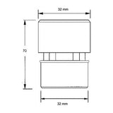 Rohrbelüfter DN 32/ 40 – steckbares Belüftungsventil – 3