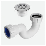 Wannen Siphon 6/4" mit Edelstahl Sieb – 1