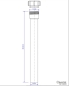 Preview: Tauchrohr 5/4" mit Quetschverschraubung Ø32mm Länge 300 mm