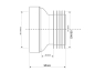 Preview: WC Anschlussstück DN100 L= 95 mm