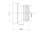 Preview: WC Anschlussstück DN100 L= 120 mm