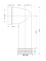 Preview: WC Anschlussbogen Ø90 / 110, DN100, L=285 mm