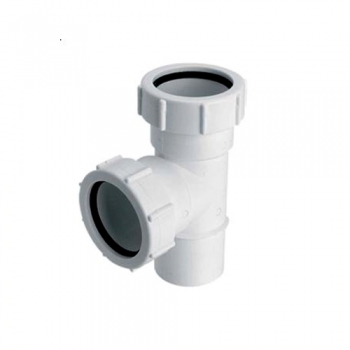T-Stück Ø50 mm mit 2 Muttern