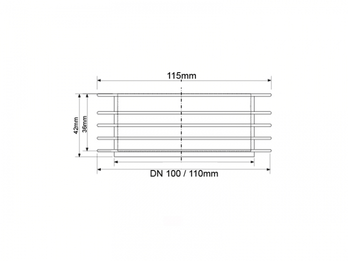 Abfluss / Verschluss, weiche Kappe Ø110 / DN 100