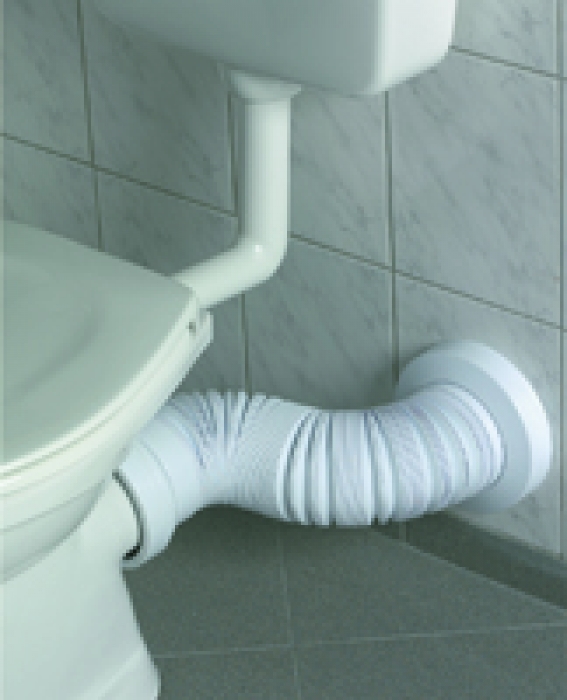 WC Flexibler Anschluss DN100, 260--640mm